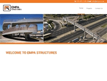 Tablet Screenshot of empa.co.za